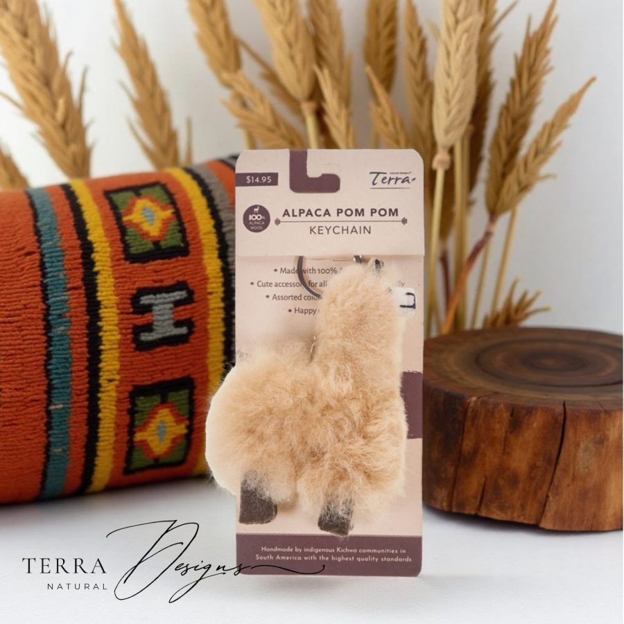 Alpaca Soft Llama Keychain - Case of Four