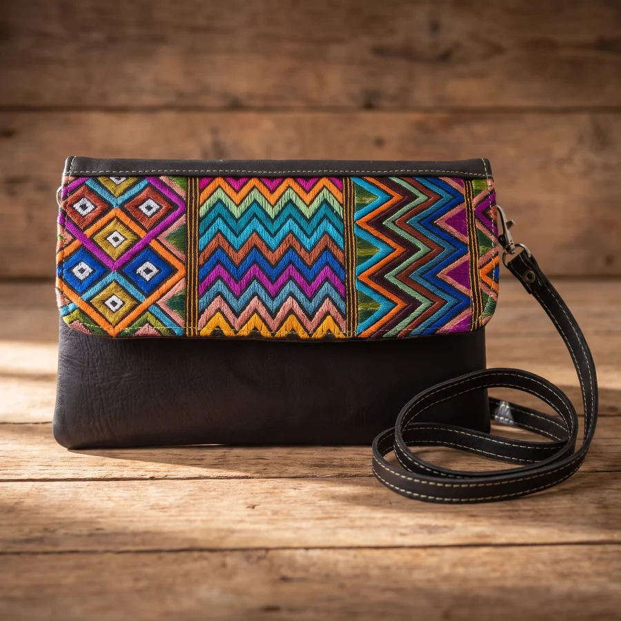 Rectangular Leather Purse & Clutch - Case of one