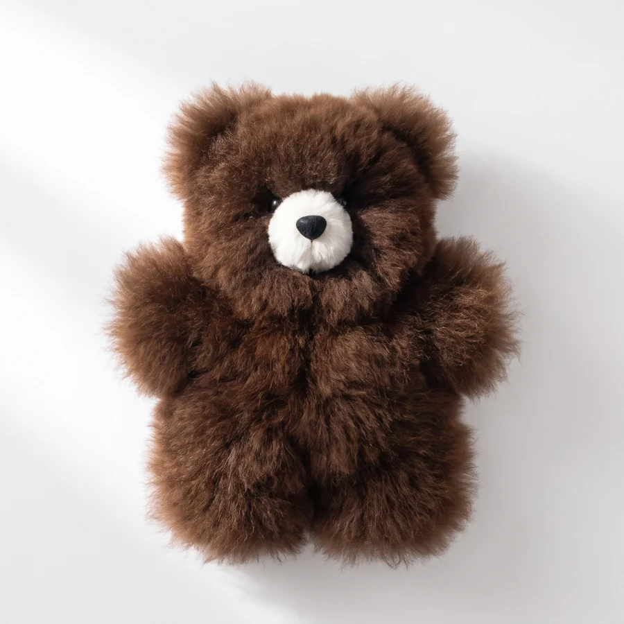 Alternative view of Alpaca Bear Keychain - Case of Four