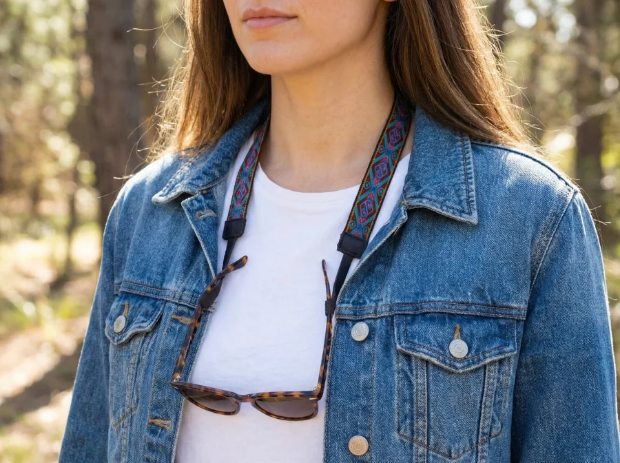 Leather Sunglasses Lanyard - Case of Four