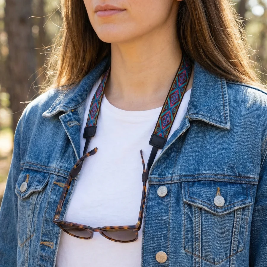 Leather Sunglasses Lanyard - Case of Four