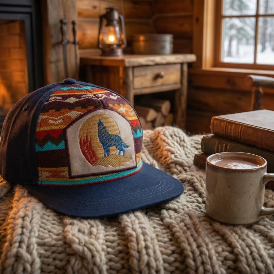 Cap With Animal Patch - Case of Four