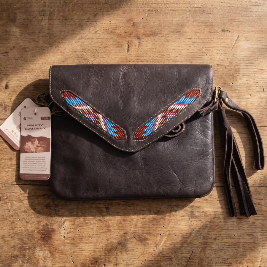 Beaded Leather Purse - Case of One