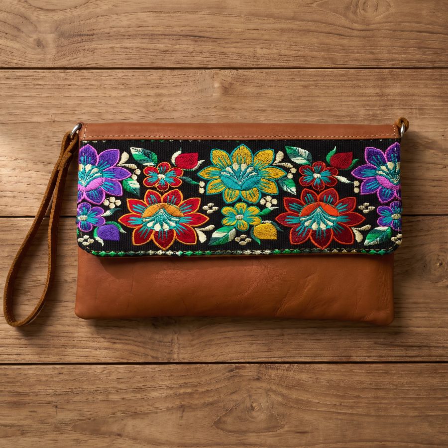 Rectangular Leather Purse & Clutch - Case of one