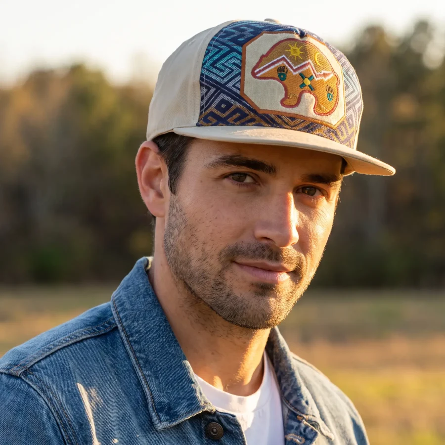 Alternative view of Cap With Animal Patch - Case of Four
