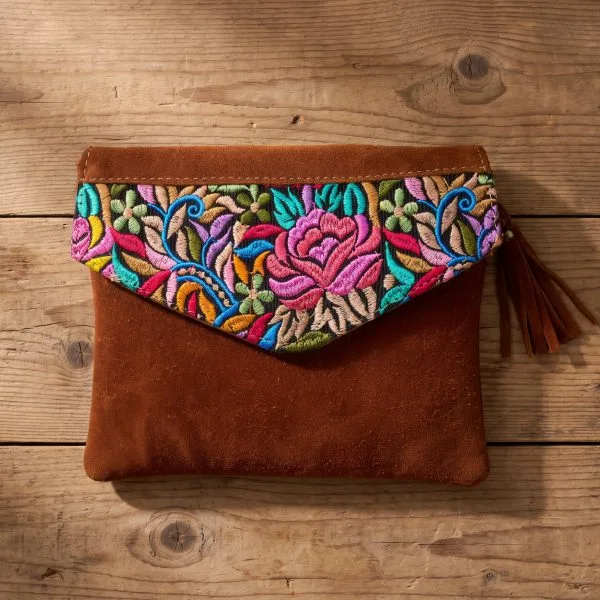 Suede Mini Flat Purse – Case of Two