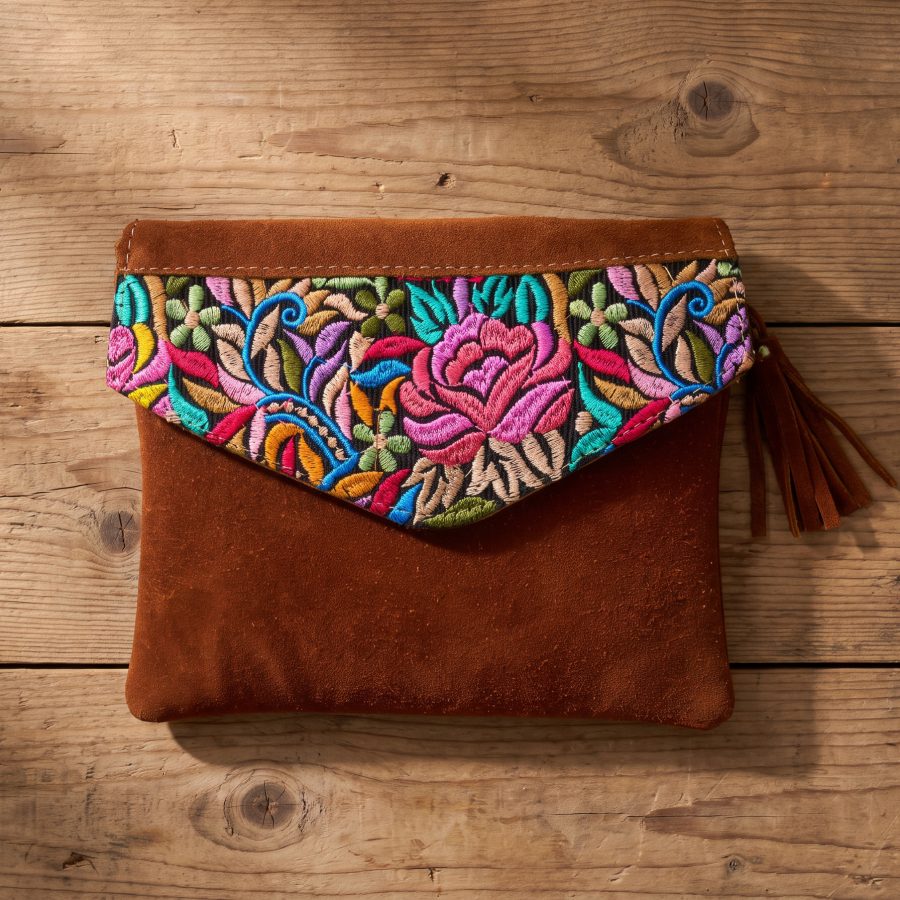 Suede Mini Flat Purse - Case of Two