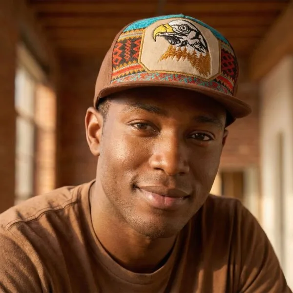 Cap With Animal Patch – Case of Four – view 4