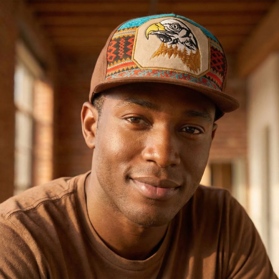 Alternative view of Cap With Animal Patch - Case of Four