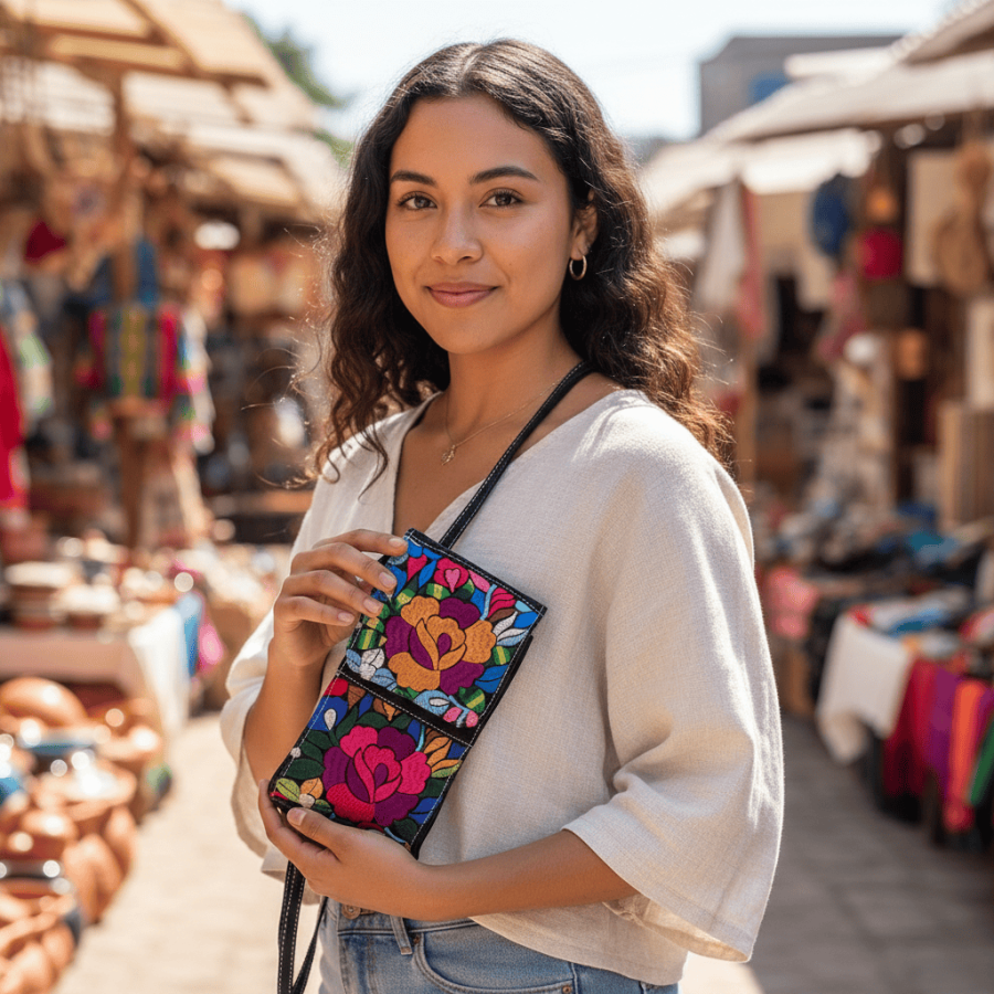 Alternative view of Elegant Suede Phone Holder - Case of Two