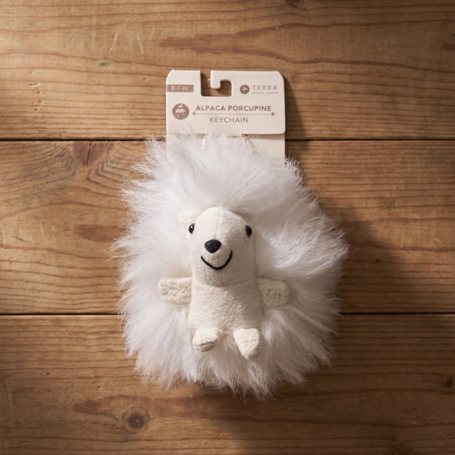 Alpaca Porcupine Keychain - Case of Four