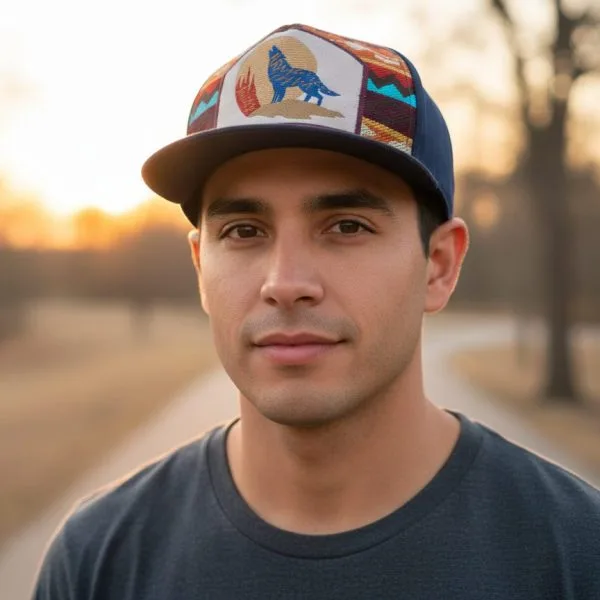 Cap With Animal Patch – Case of Four – view 5