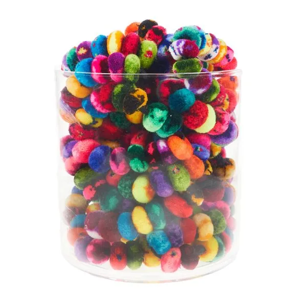 CANDY VASE – 1 UNIT – LOOMWEAVE PERUVIAN SCRUNCHIE – image 3