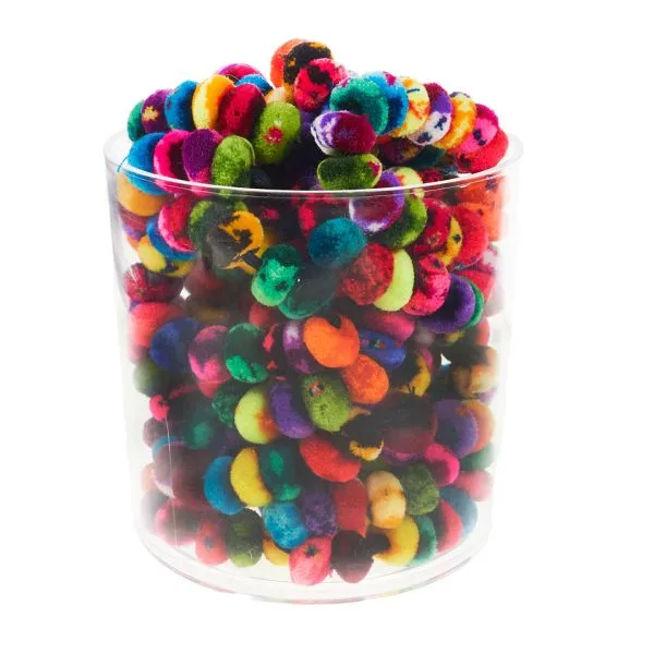 CANDY VASE – 1 UNIT – LOOMWEAVE PERUVIAN SCRUNCHIE – image 4
