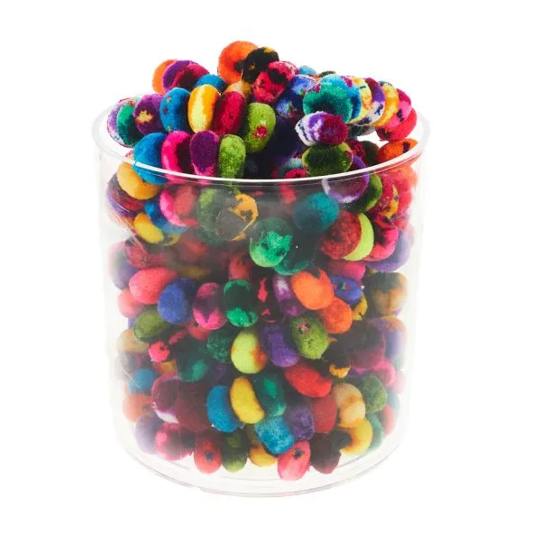 CANDY VASE – 1 UNIT – LOOMWEAVE PERUVIAN SCRUNCHIE – image 5