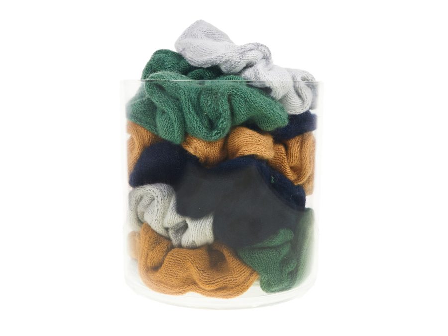CANDY VASE - 1 UNIT LOOMWEAVE FALL SCRUNCHIE $3,95