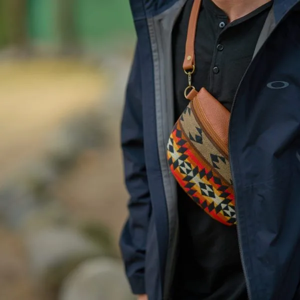 Belt Bag Leather & Artisan Textile – Case of One – image 5