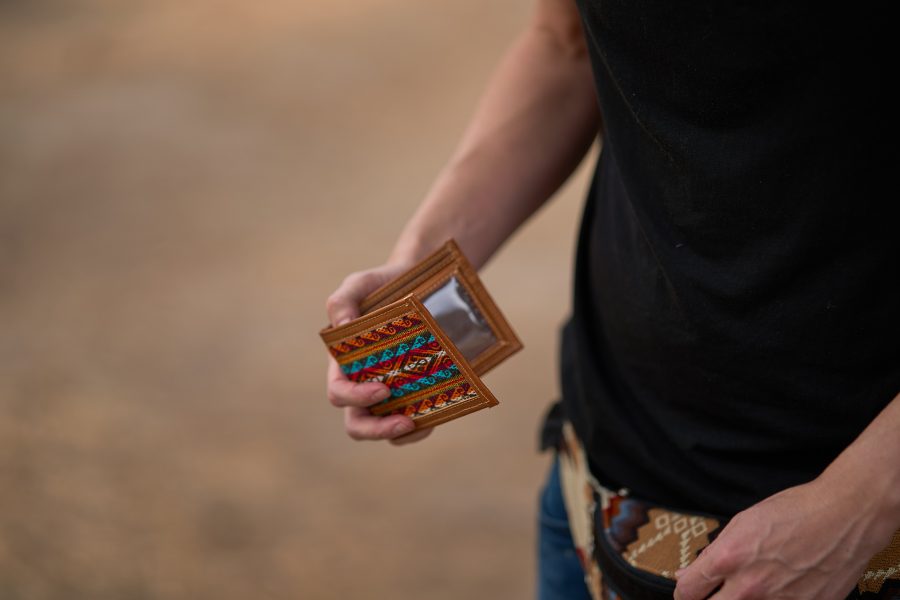 Classic Square Leather Wallet - Case of Four