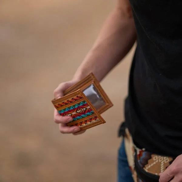 Classic Square Leather Wallet – Case of Four – image 4