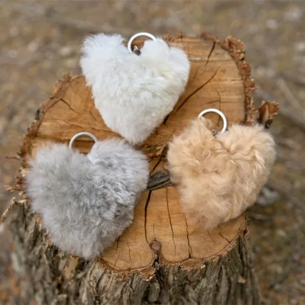 Alpaca Heart Keychain – Case of Four – view 8