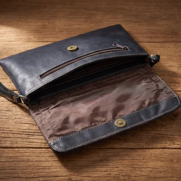 Rectangular Leather Purse & Clutch – Case of one – image 8