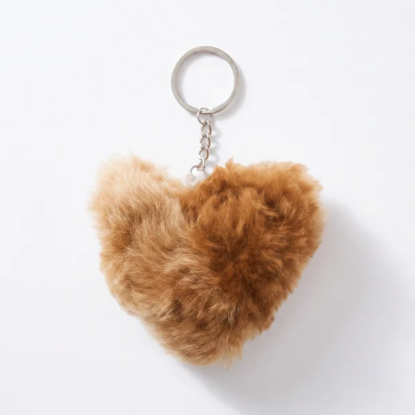 Alpaca Heart Keychain – Case of Four – view 3