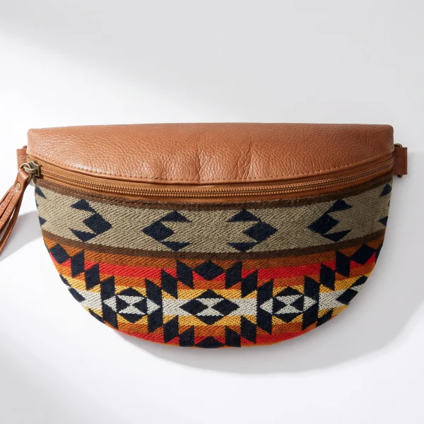 Belt Bag Leather & Artisan Textile – Case of One – image 6