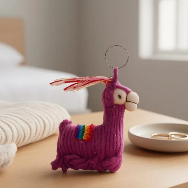 Wooly Llama Keychain – Case of Four – view 3