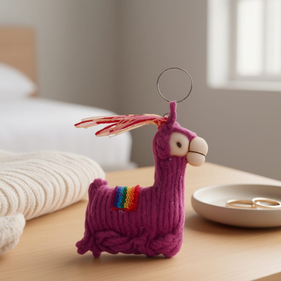 Wooly Llama Keychain - Case of Four