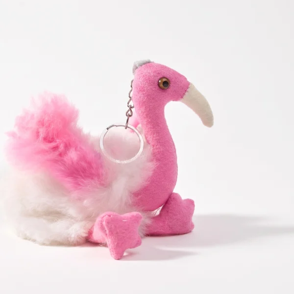 Alpaca Flamingo Keychain – Case of Four – image 3