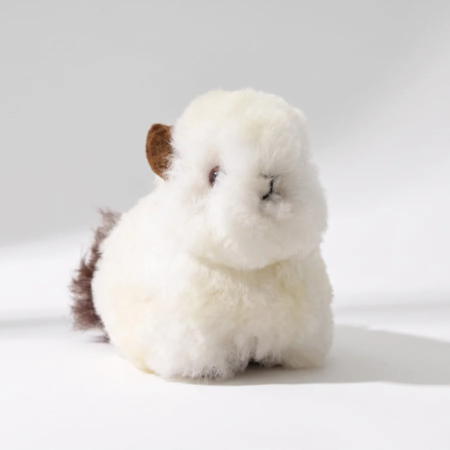 Alternative view of Alpaca Bunny Keychain - Case of Four