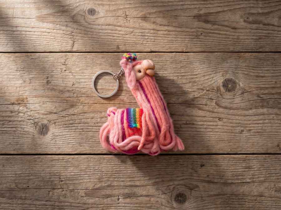 Wooly Llama Keychain - Case of Four