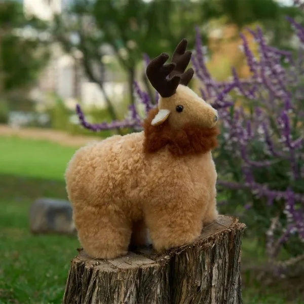 Alpaca Reindeer Plush Buddy – Case of Two – view 6