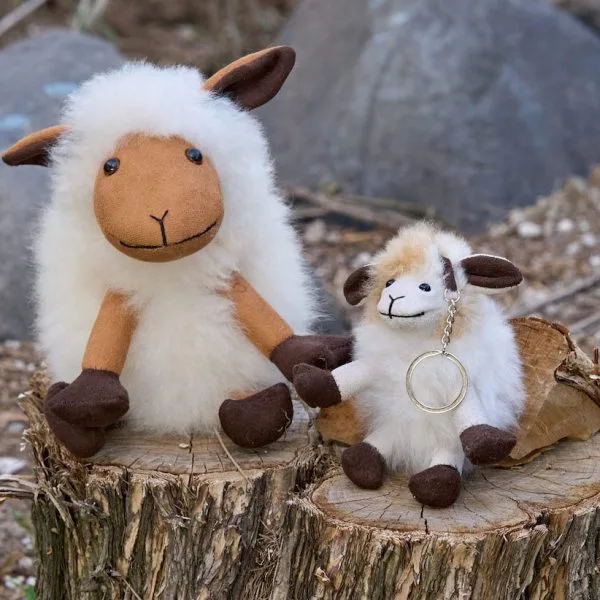 Alpaca Sheep Keychain – Case of Four – view 4