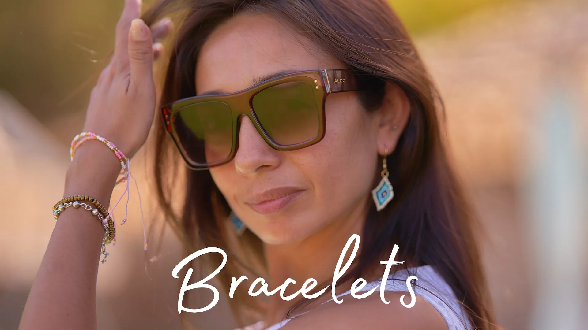 Bracelets: stacked seed bracelets