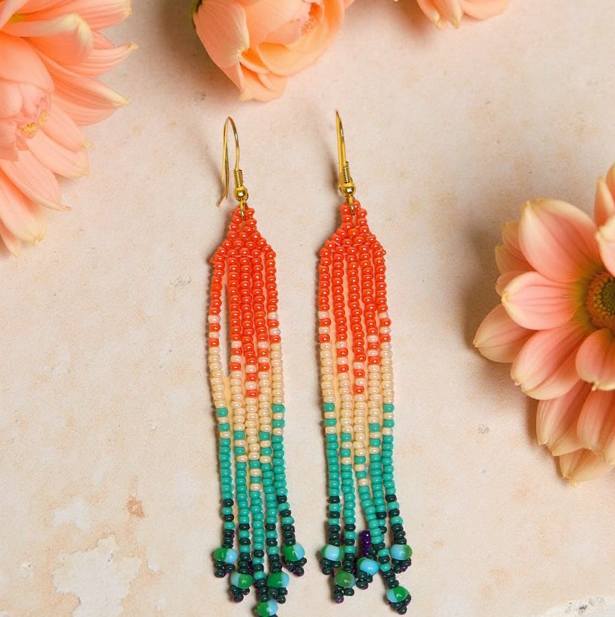 Medium Beaded Earrings $19.95 - $10.95 pair - Case of Four