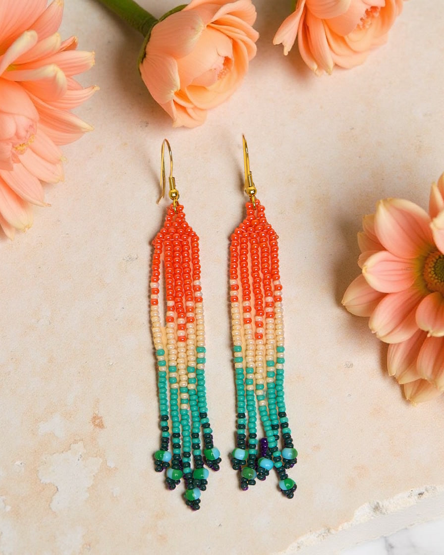 Medium Beaded Earrings $19.95 - $10.95 pair - Case of Four