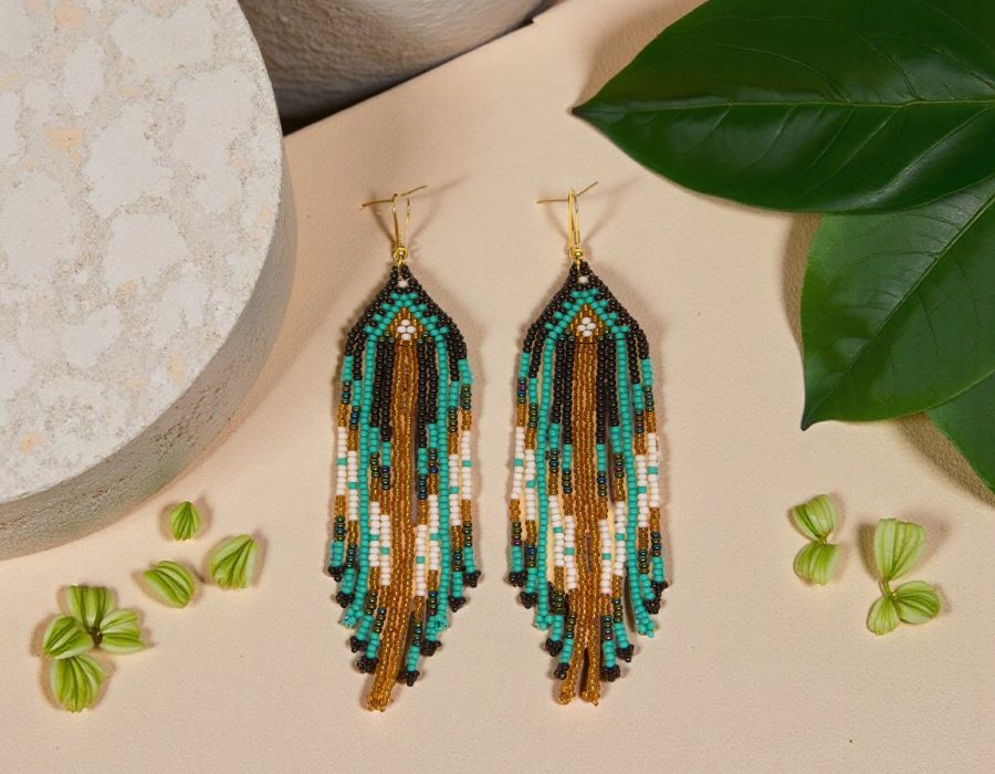 Large Beaded Earrings $24.95 - $13.72 pair - Case of Four