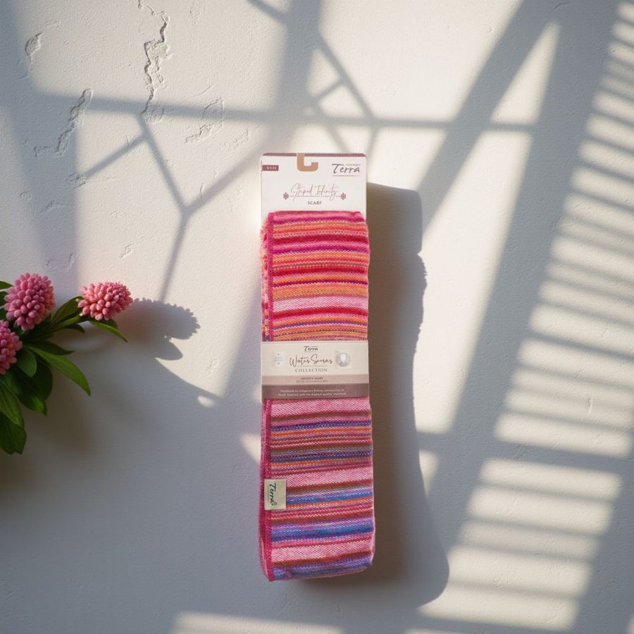 Striped Infinity Fall Scarf- Case of Four