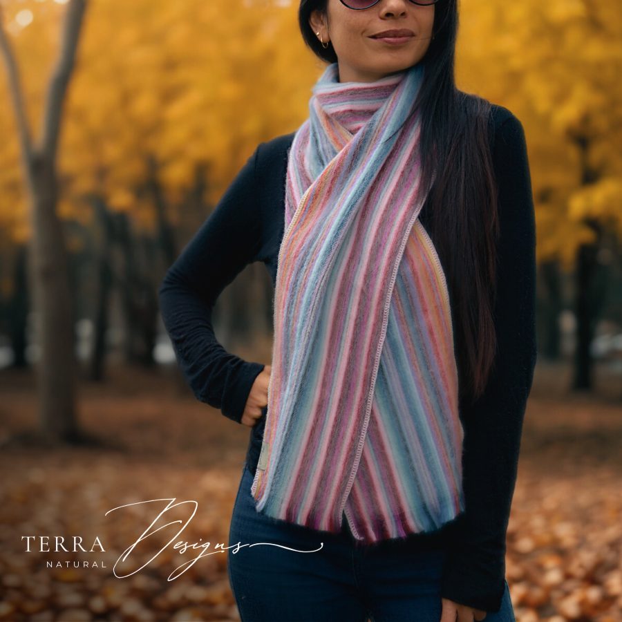 Alternative view of Handwoven Open Scarves - Case of Four