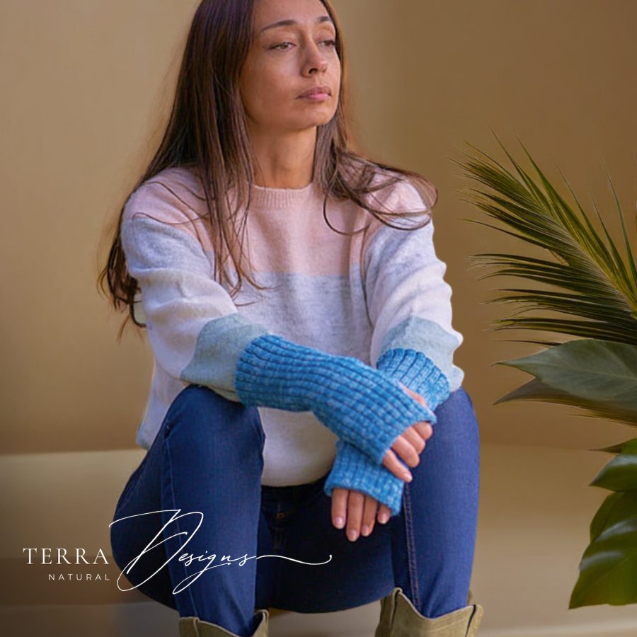 Alternative view of Winter Knit Wrist Warmers - Case of Four