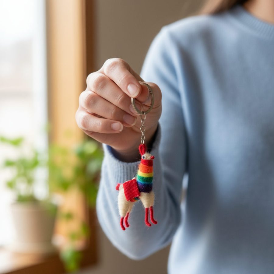 Llama Keychain - Case of Four