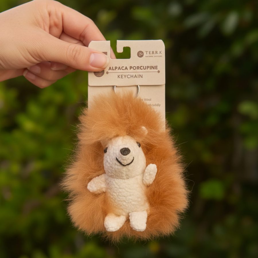 Alpaca Porcupine Keychain - Case of Four