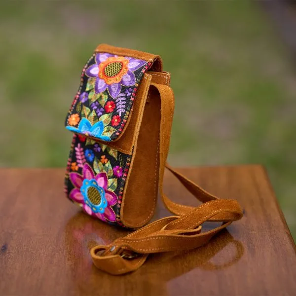 Elegant Suede Phone Holder – Case of Two – view 5