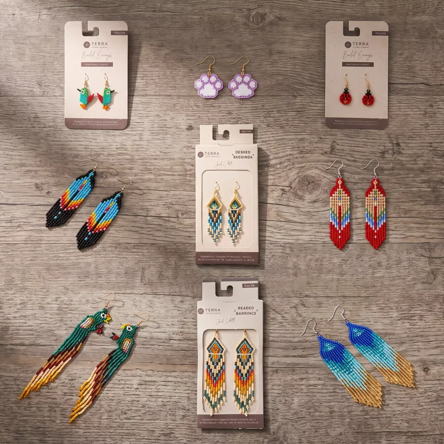 Beaded Earrings Mini Display