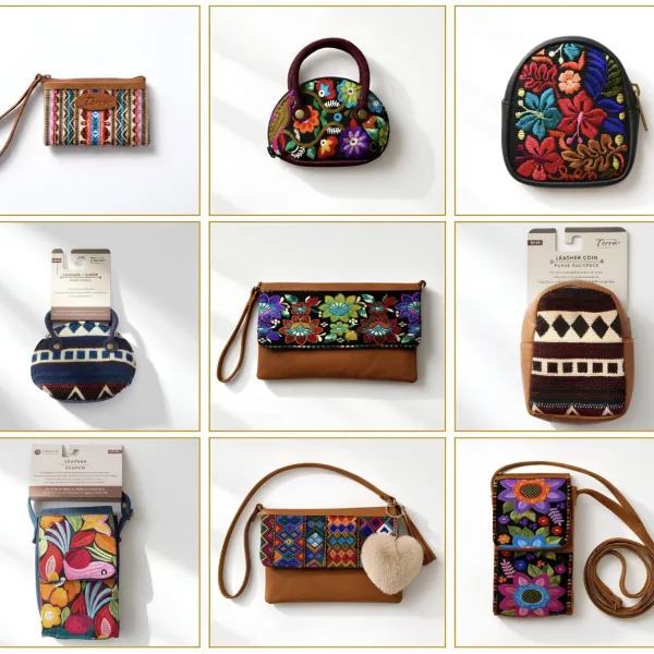 Leather Pack #4 – handcrafted leather and suede purses and holders